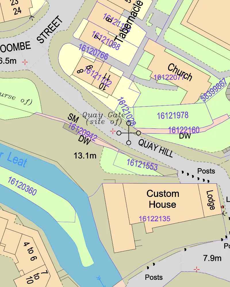 Freehold boundaries available to order with OS MasterMap®